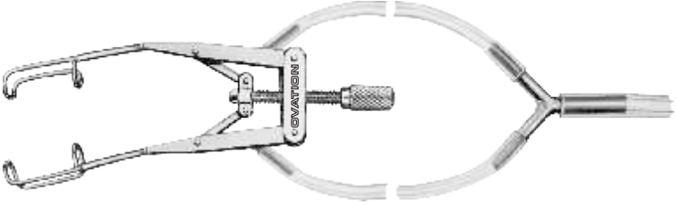 Knorz L Asik Eye Speculum Fenestrated With Aspiration